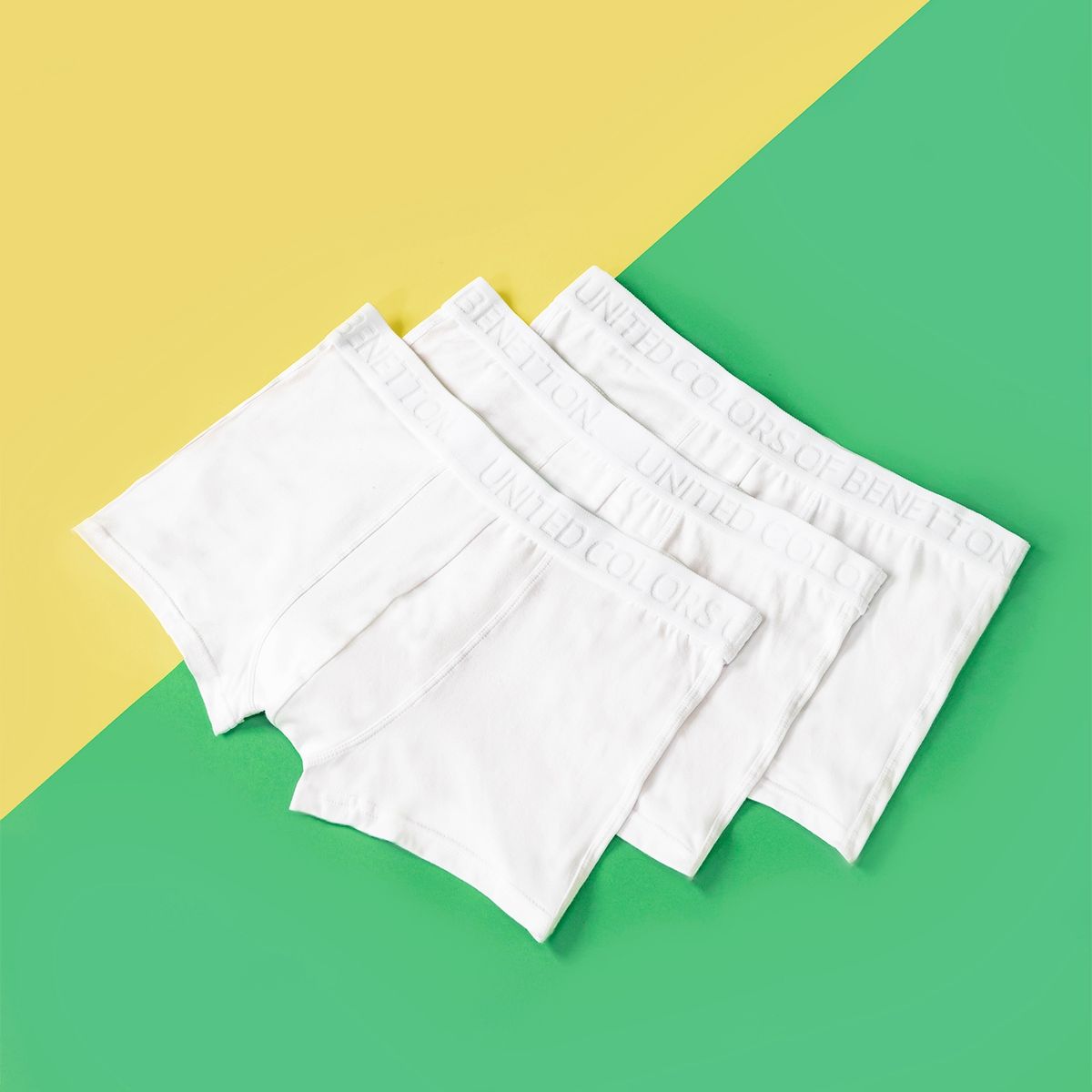 BENETTON - Pack De 3 Bóxer Algodón Hombre Benetton