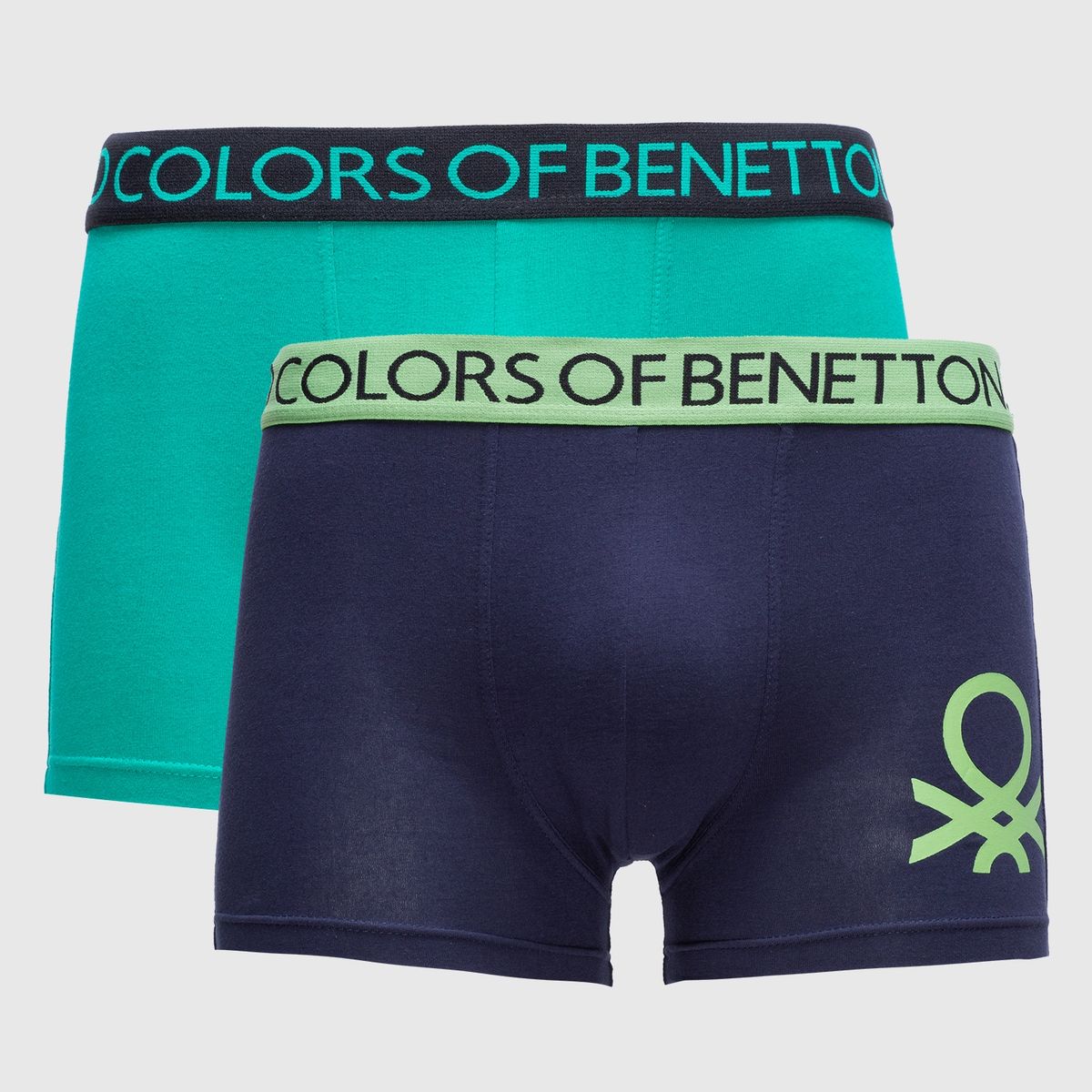 BENETTON - Benetton Pack de 2 Bóxer Algodón Hombre