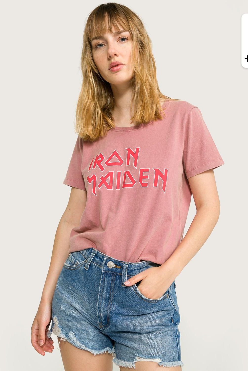 AMERICANINO - Polera Iron Maiden algodón orgánico Mujer
