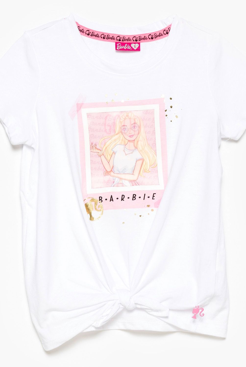 BARBIE - Polera Holograma Niña