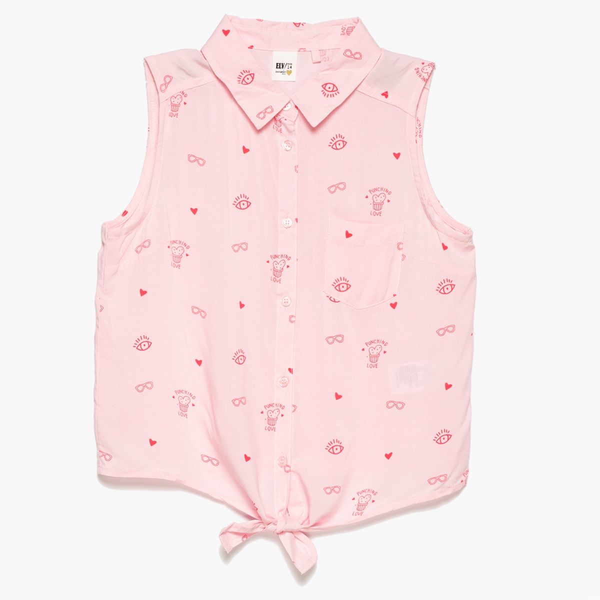 ELEVEN - Blusa Manga Corta Viscosa Niña