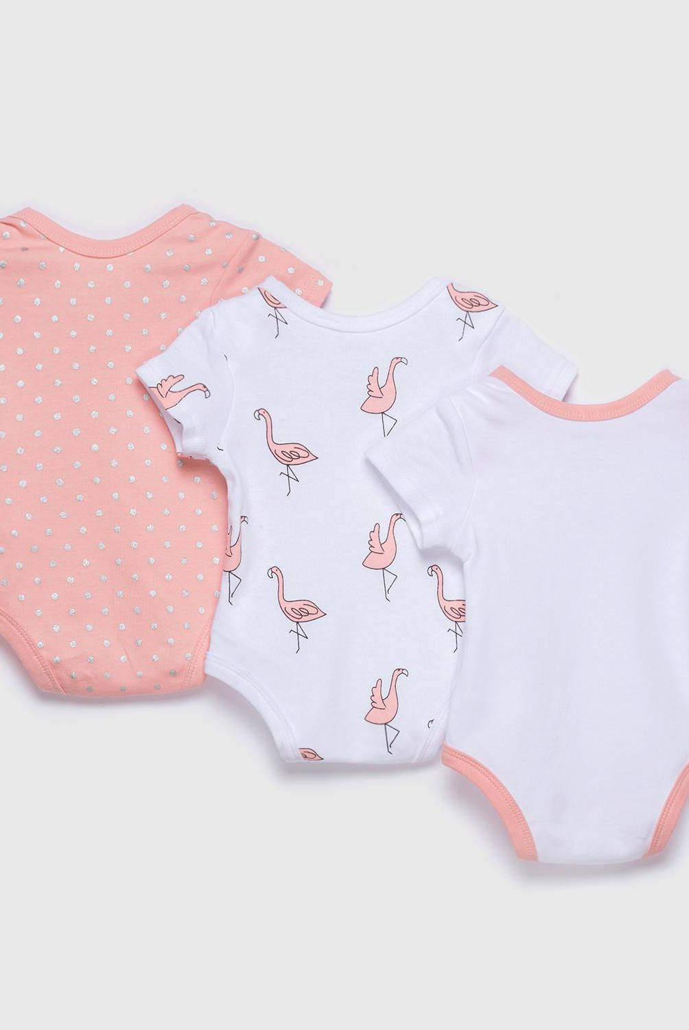 YAMP - Body pack de 3 unidades algodón bebé niña