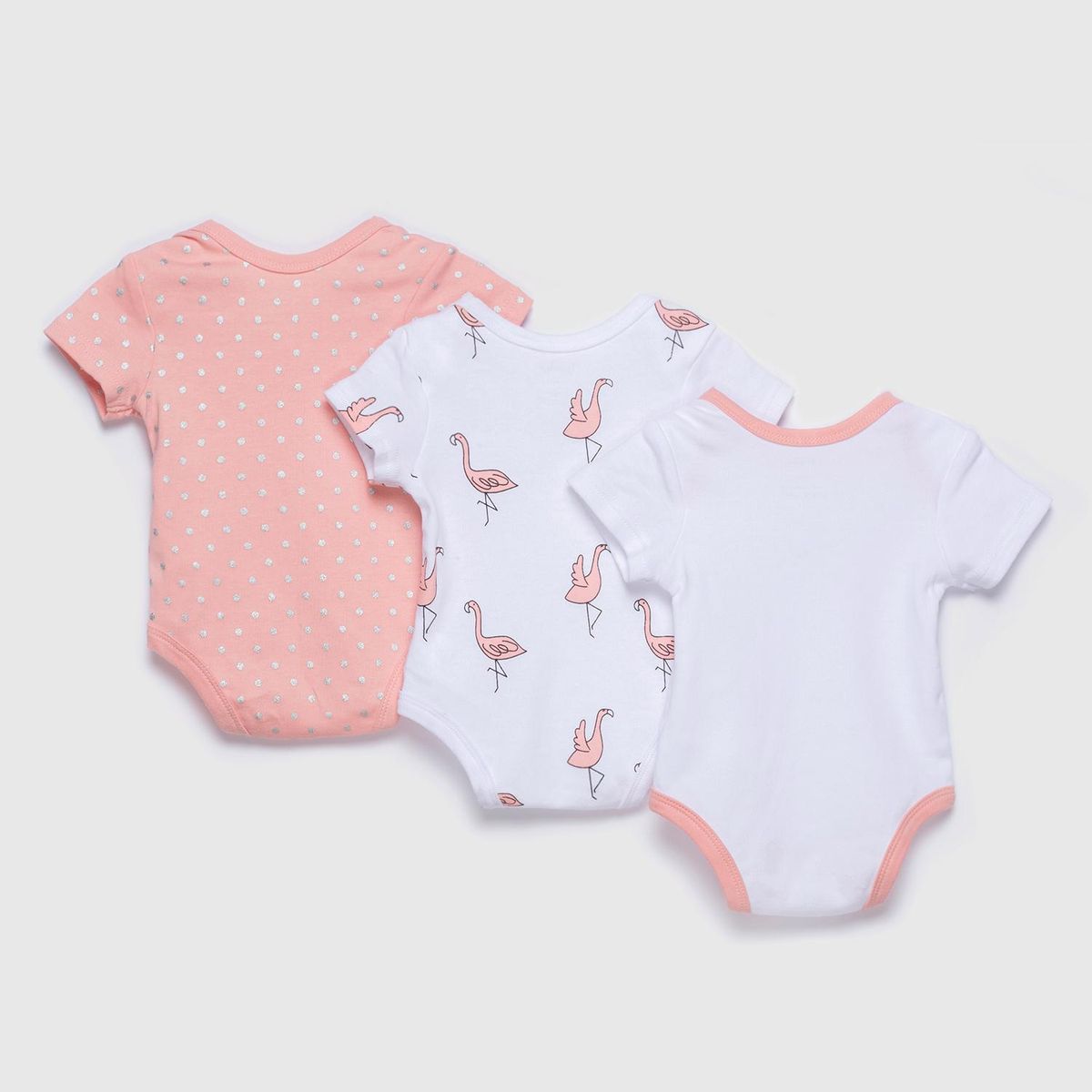 YAMP - Body pack de 3 unidades algodón bebé niña