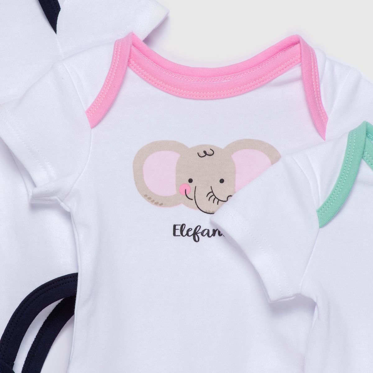 YAMP - Body pack de 3 unidades algodón bebé niña