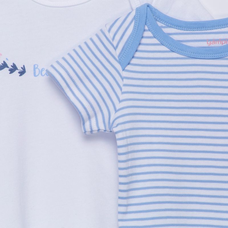YAMP - Body pack de 3 unidades algodón bebé niña