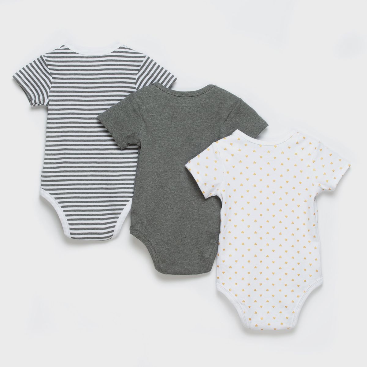 YAMP - Body pack de 3 unidades algodón bebé niña