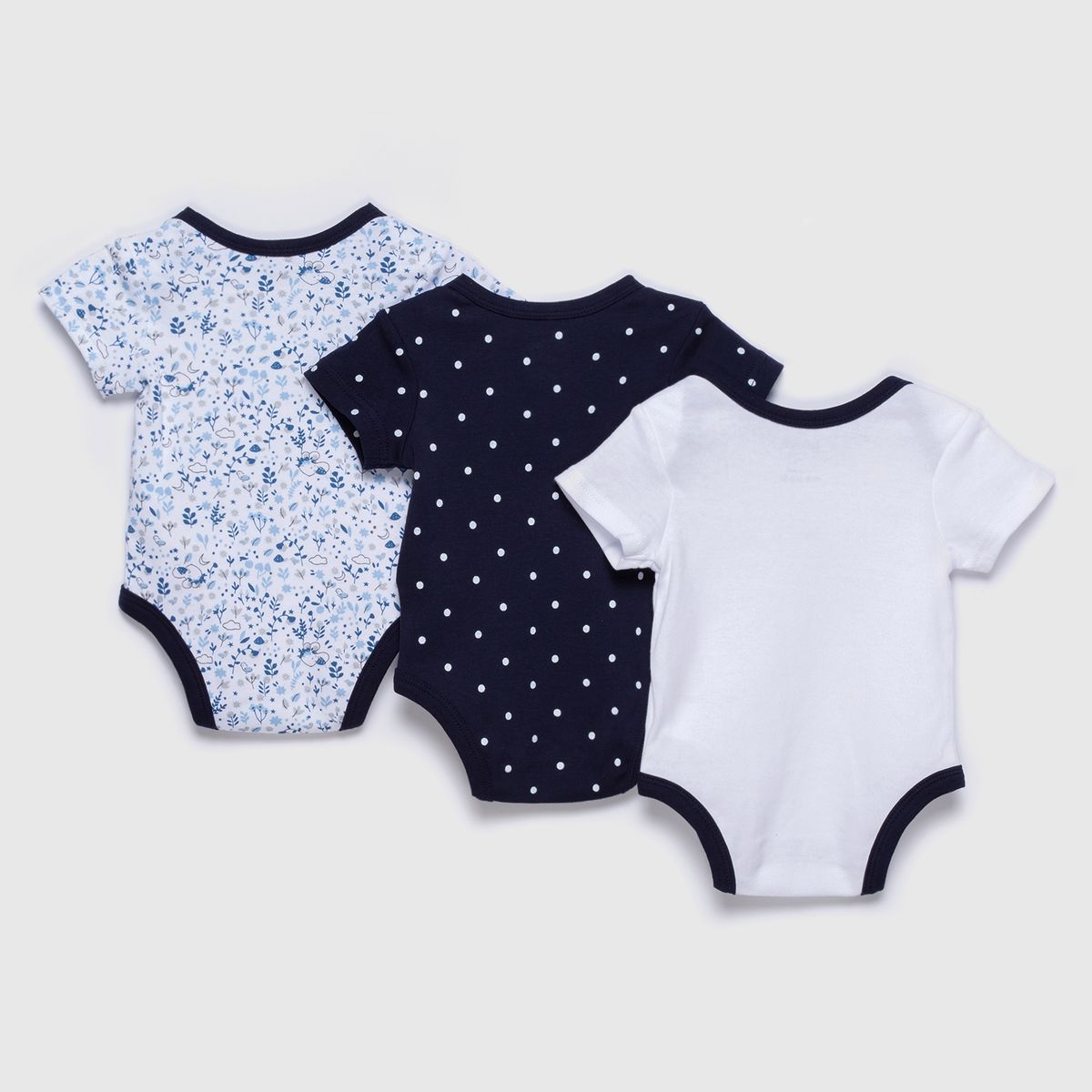 YAMP - Body pack de 3 unidades algodón bebé niña