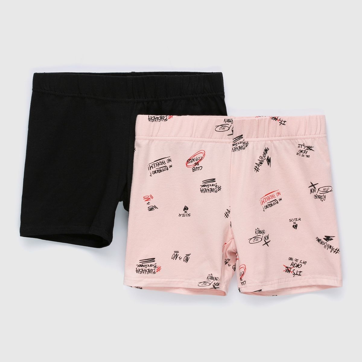 ELEVEN - Calza Corta Print Pack por 2 Niña