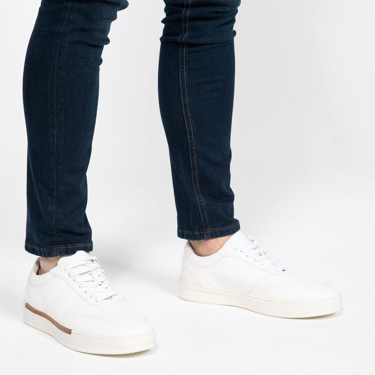 BASEMENT - Zapatilla Urbana Hombre Blanco