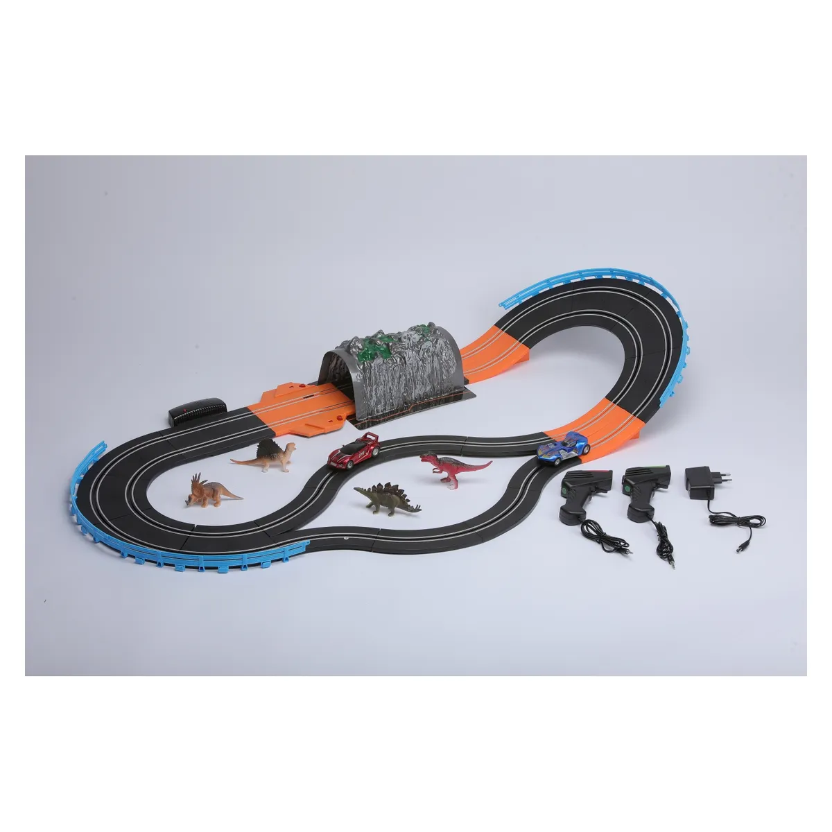 JJ SLOT - Pista Dinosaurio 2.82mts 2 autos Jj Slot