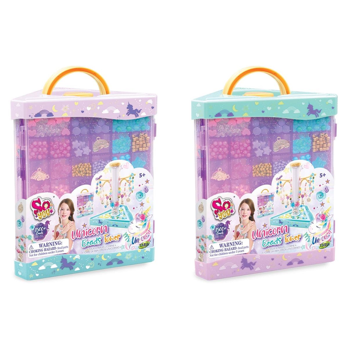 SO YOU - Set Mostacillas Para Hacer Collares Y Pulseras Con Colagador So You