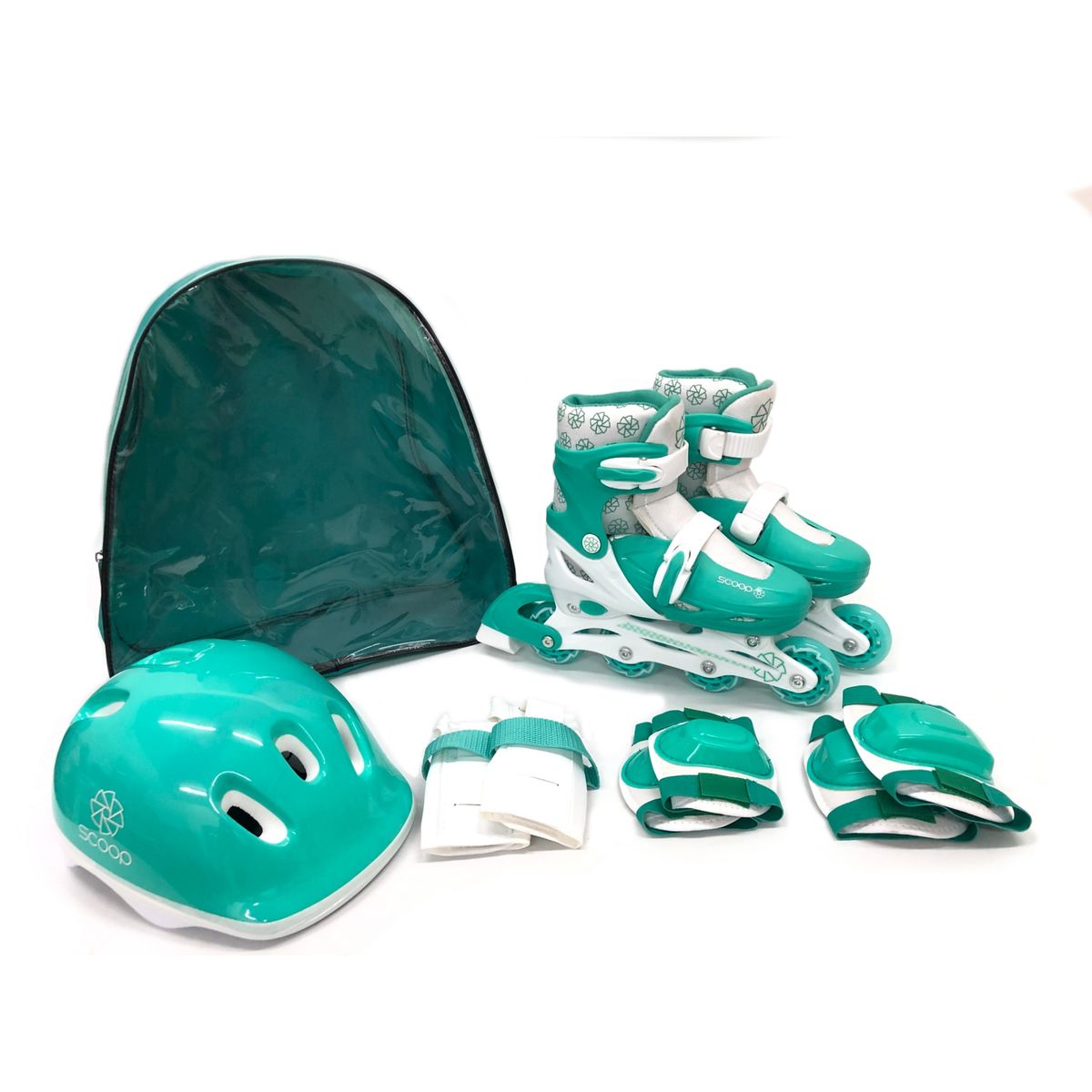 SCOOP - Set Patín En Línea + Casco + Protecciones 2