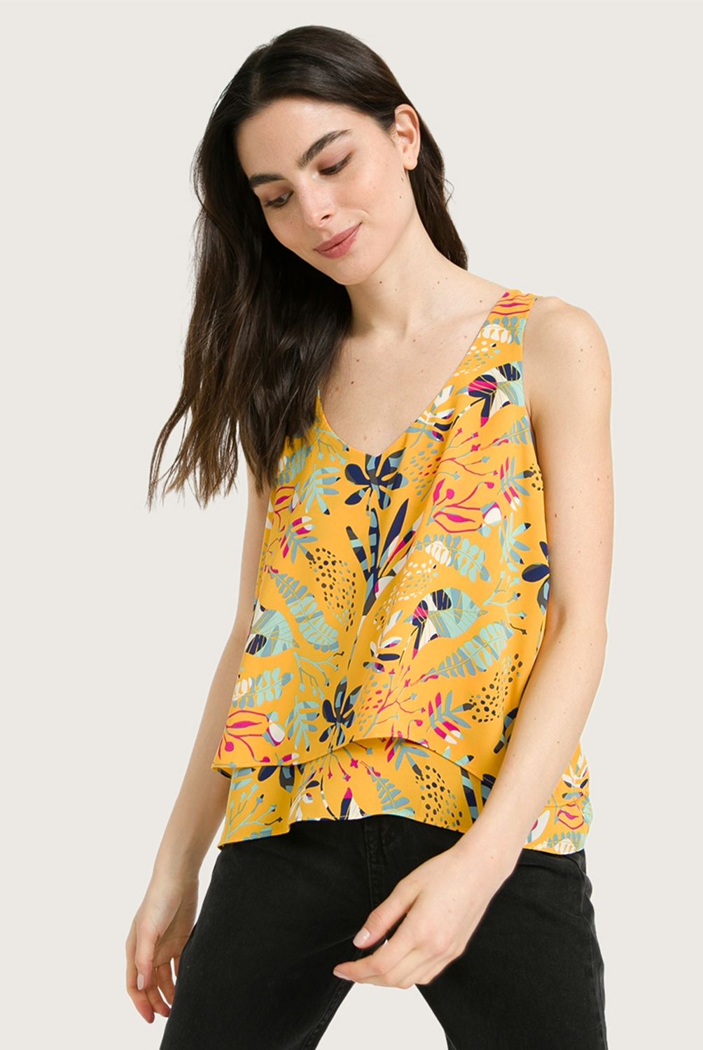 BASEMENT - Blusa Sin Mangas Mujer