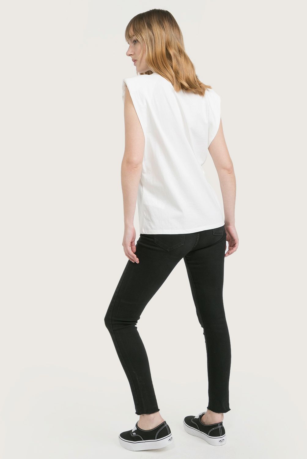 AMERICANINO - Polera Manga Corta Algodón Mujer Americanino