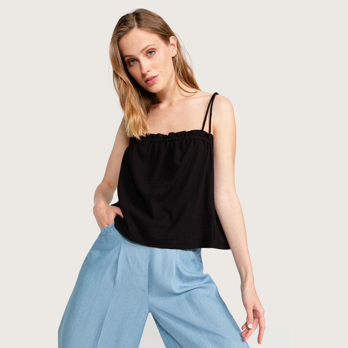 BASEMENT - Blusa Sin Mangas Mujer Maria Cher para Basement