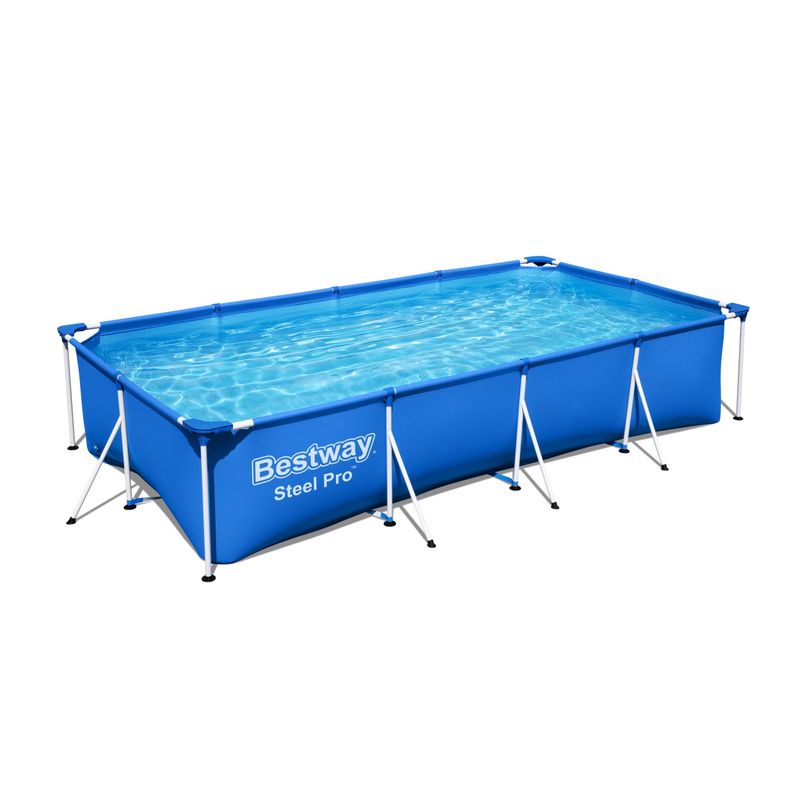 BESTWAY - Piscina Rectangular con Filtro 4.00 m x 2.11 m x 81 cm Bestway