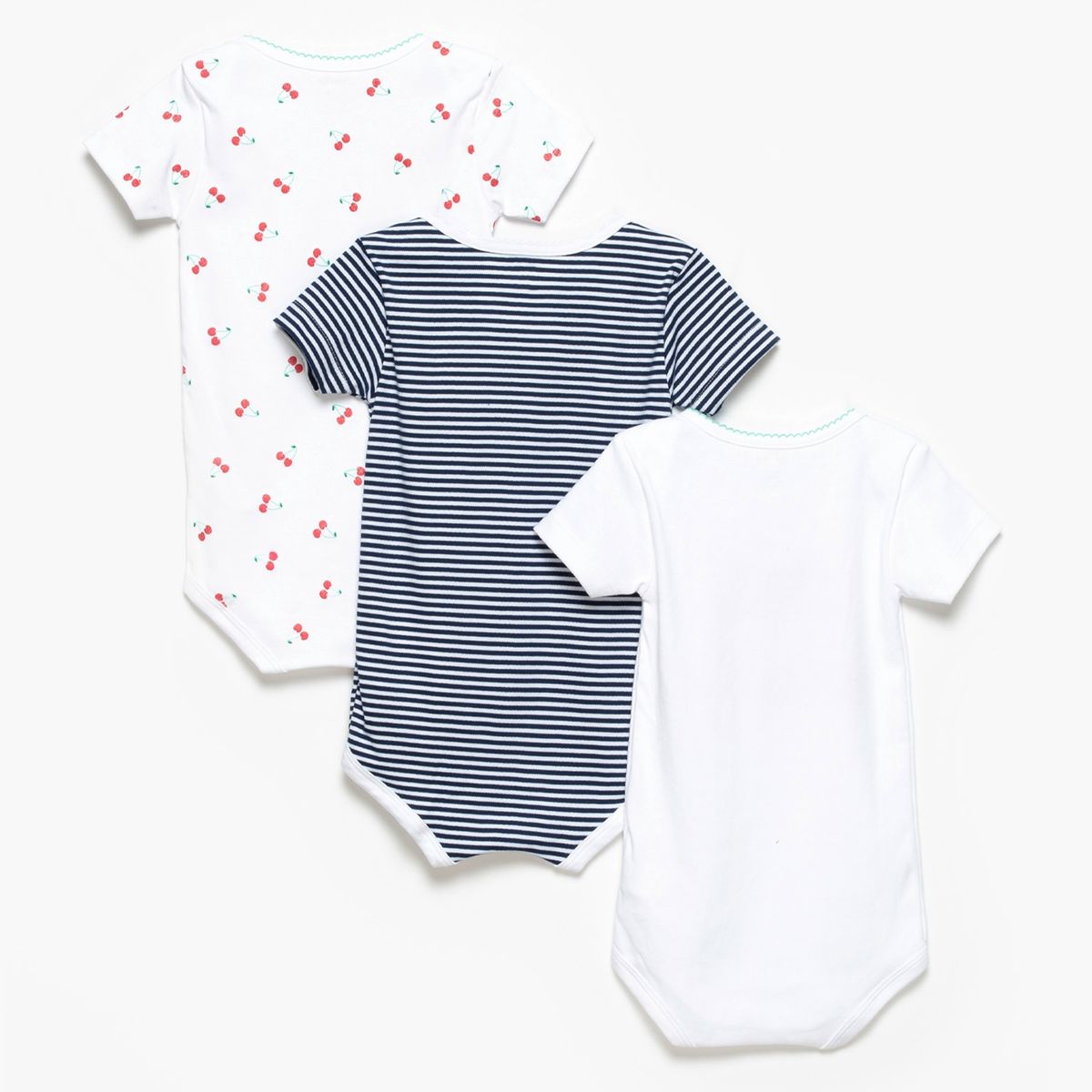 YAMP - Body Pack x 3 Algodón Peruano Bebé