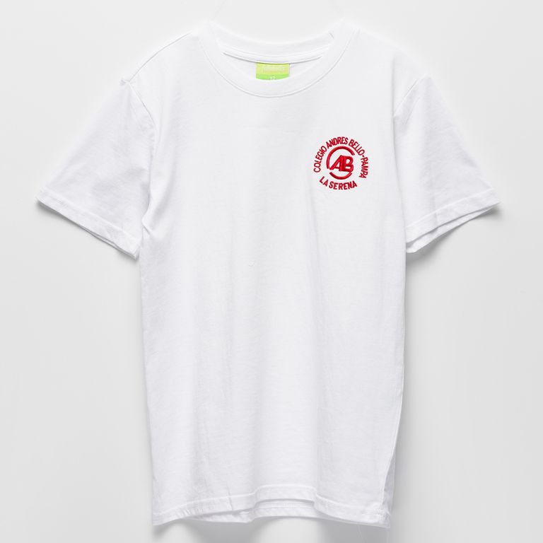 Polera Escolar Deporte Unisex Niño Algodón