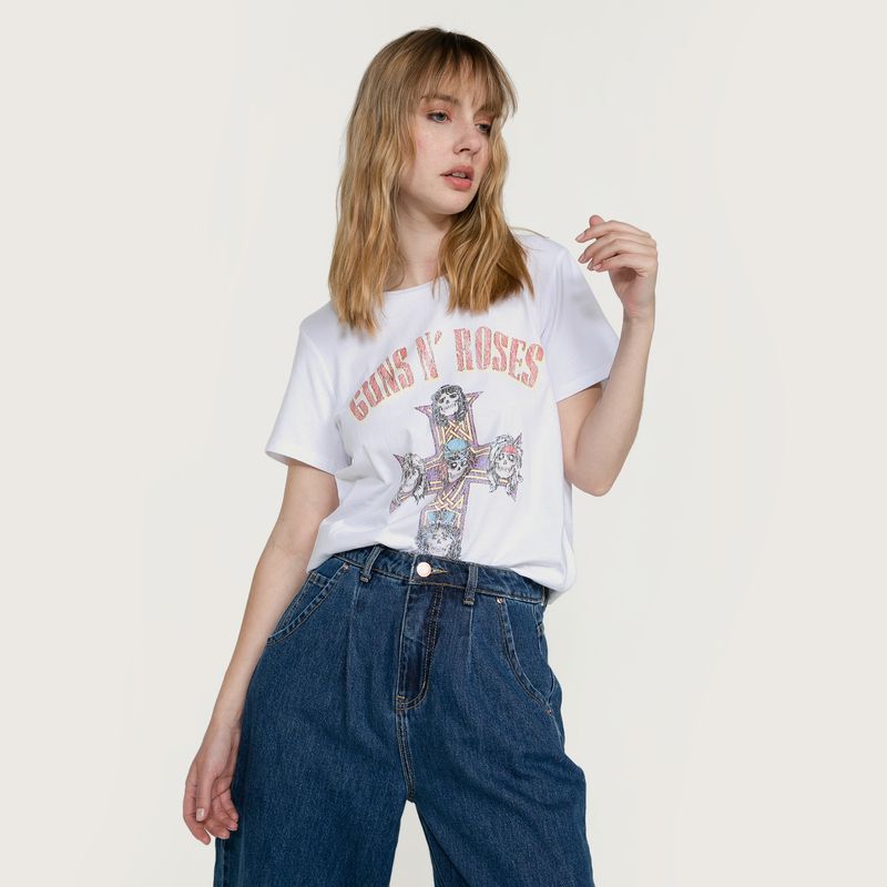 AMERICANINO - Polera Guns n Roses Mujer