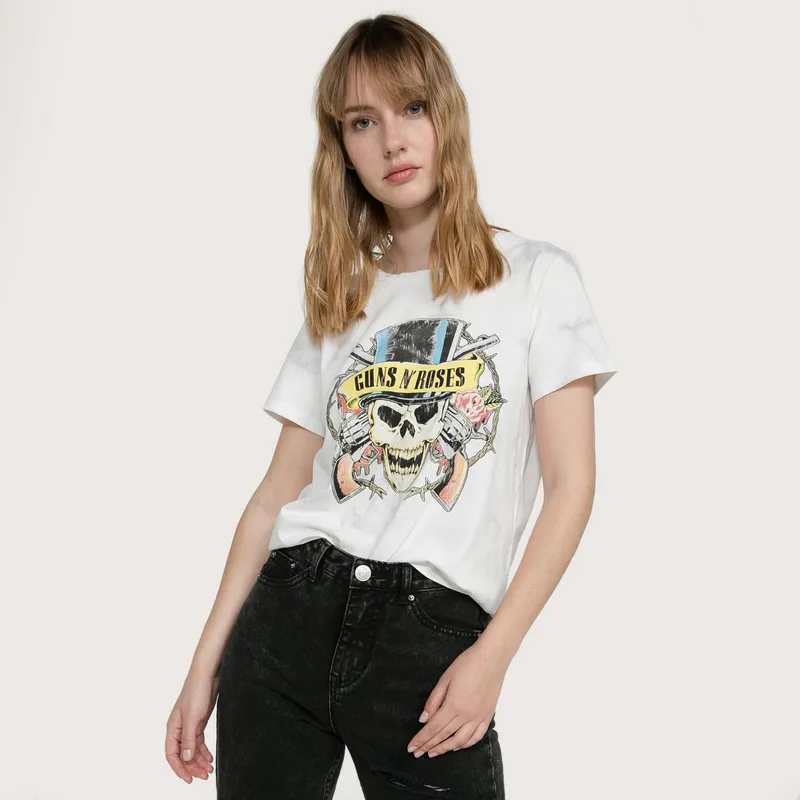 AMERICANINO - Polera Guns n Roses Mujer