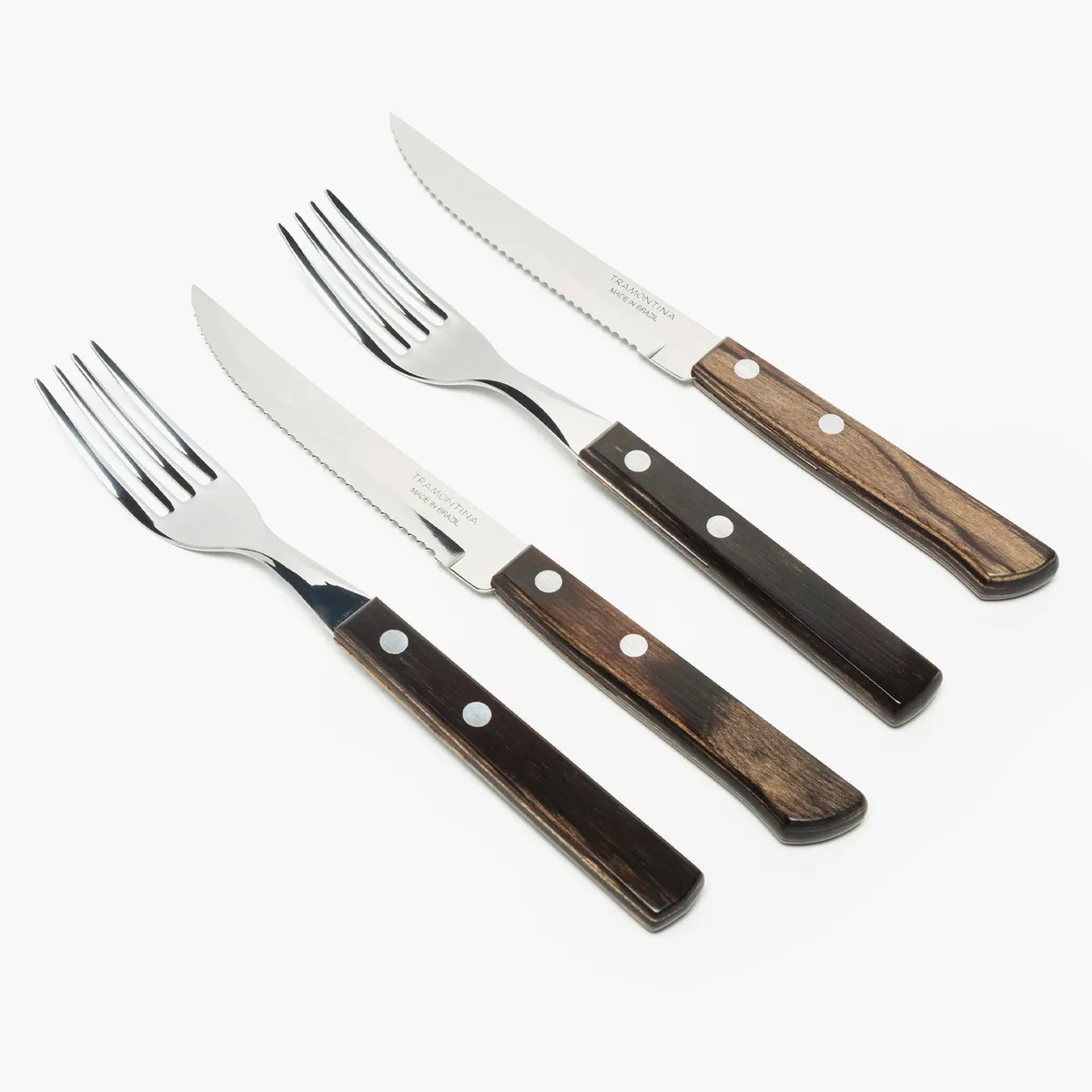 TRAMONTINA - Juego De Cubiertos 12 Piezas Polywood Tramontina