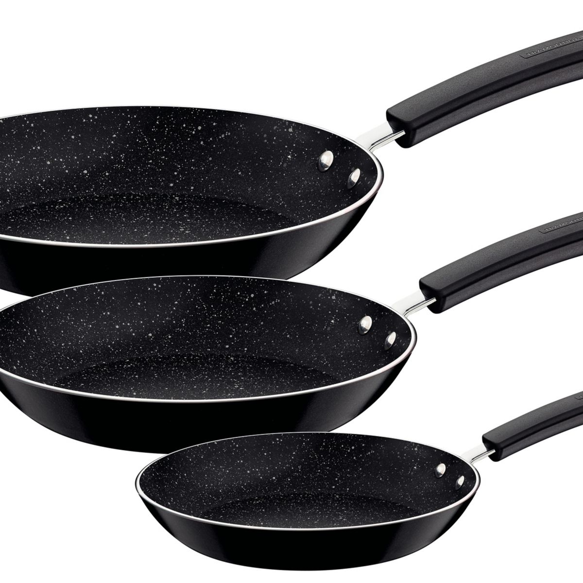 TRAMONTINA - Sartenes antiadherentes Set 3 piezas Tramontina