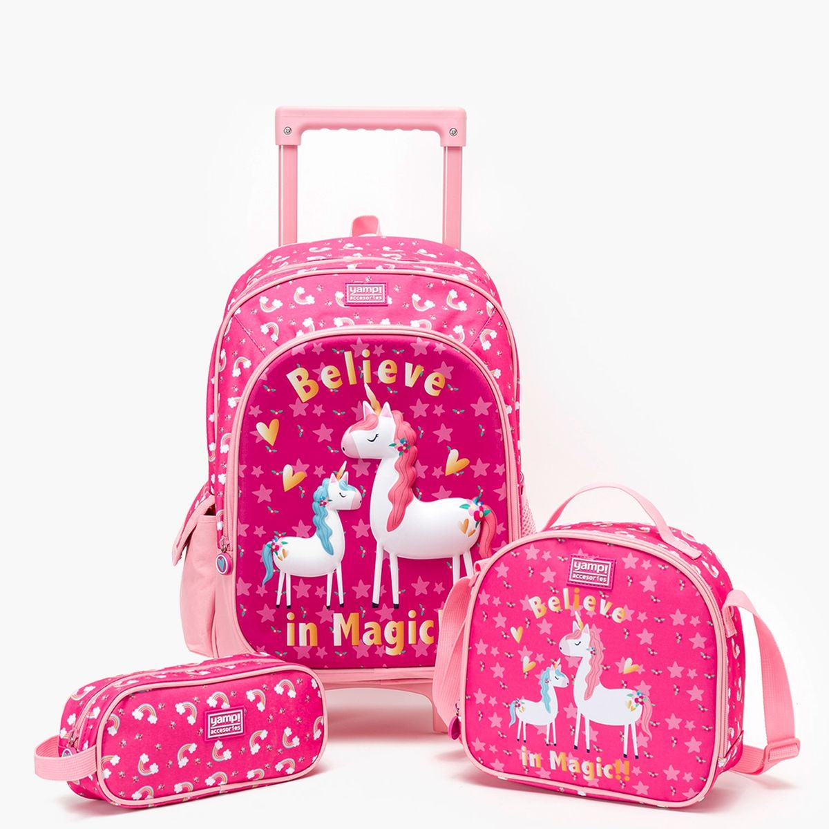 YAMP - Pack Mochila Infantil Con Ruedas