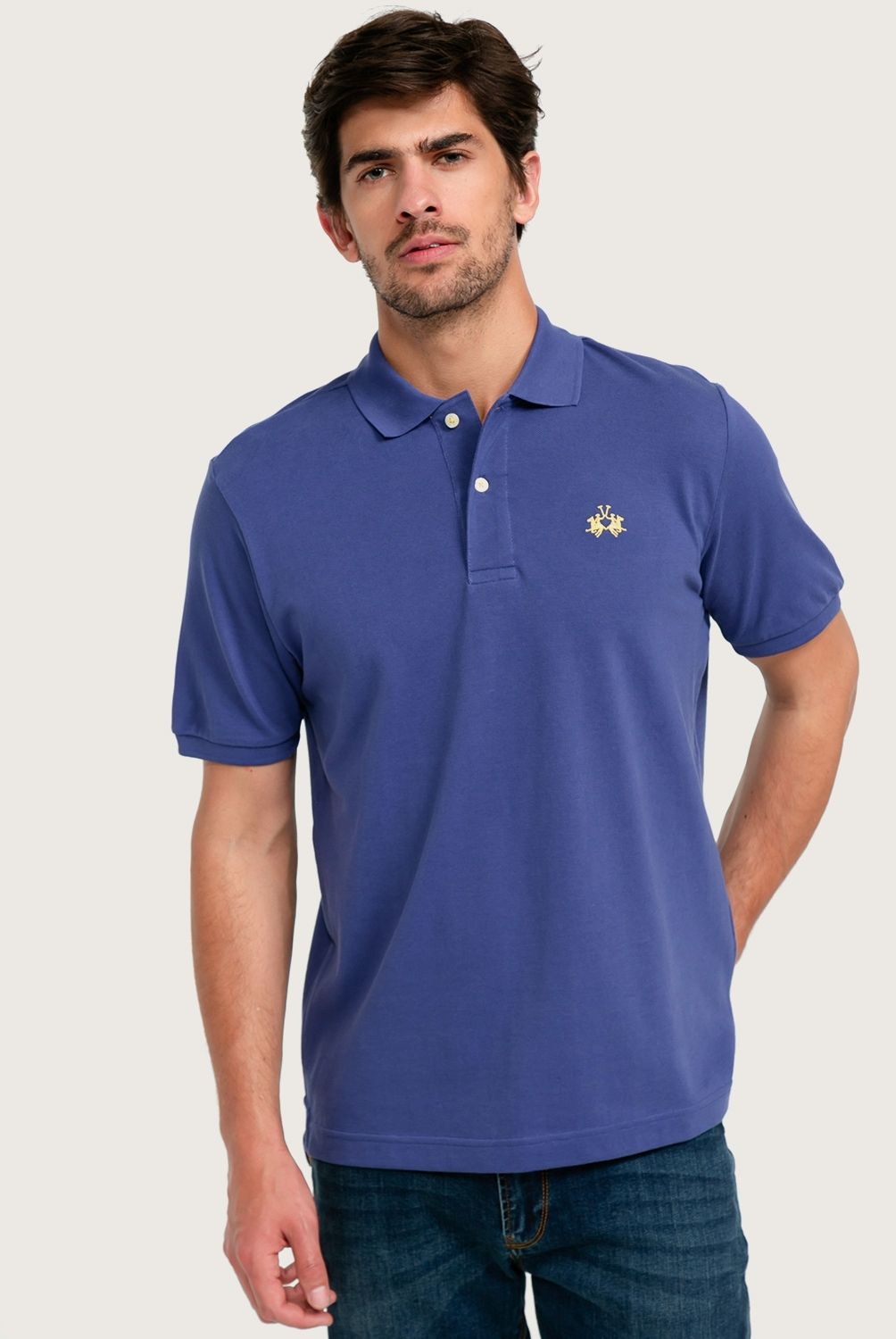 LA MARTINA - La Martina Polera Piqué 100% Algodón Supima Hombre