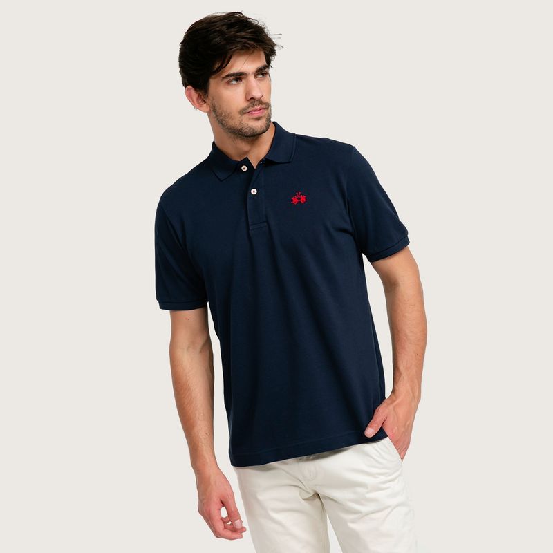 LA MARTINA - La Martina Polera Piqué 100% Algodón Supima Hombre