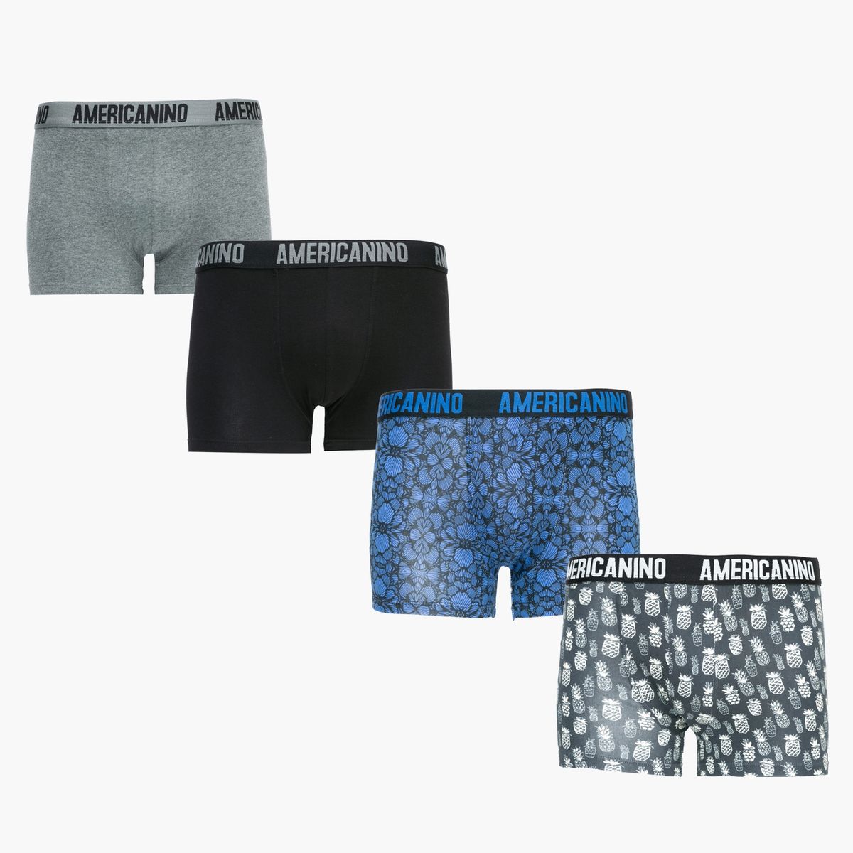 AMERICANINO - Pack De 4 Boxer Algodón Hombre Americanino