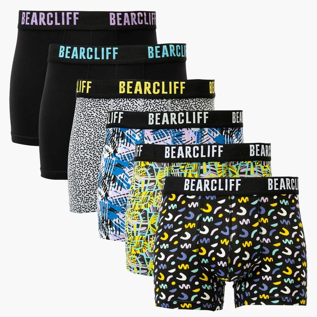 BEARCLIFF - Bearcliff Pack de 6 pack boxer hombre algodón
