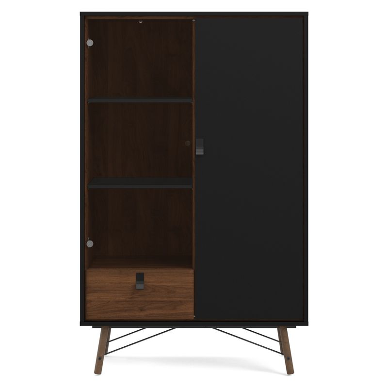 TVILUM - Vitrina Ry Negro/Walnut Tvilum