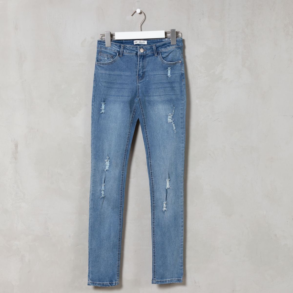 ELEVEN - Jeans Skinny Tiro Alto Algodón Eleven Niña
