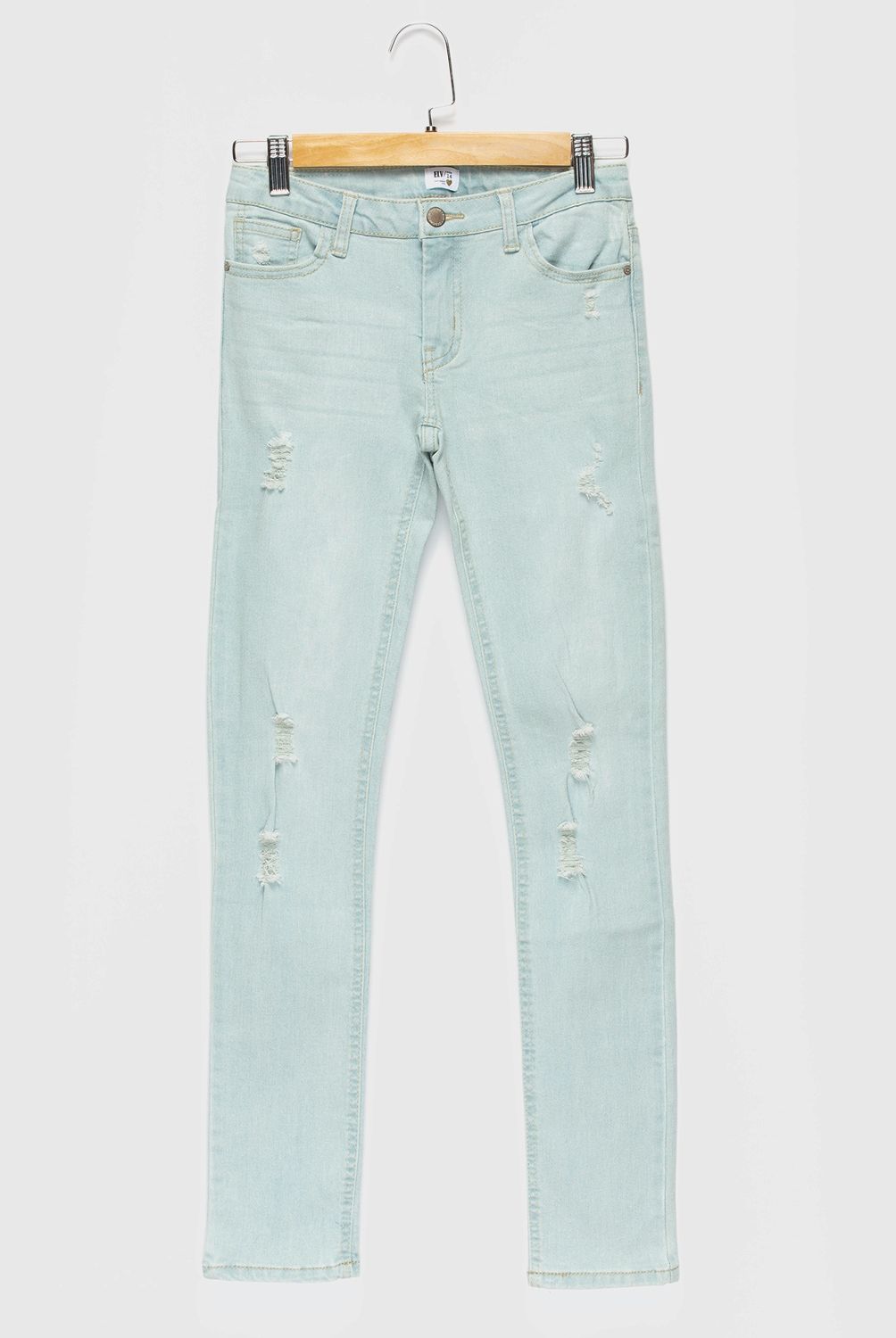 ELEVEN - Jeans Skinny Tiro Alto Algodón Eleven Niña