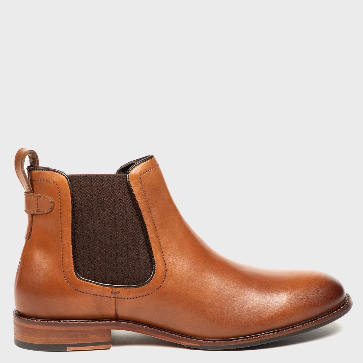 BASEMENT - Botines Hombre Basement Chelsea Cuero Café