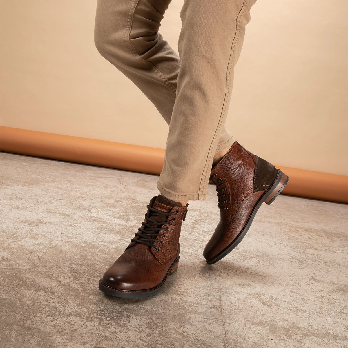 AMERICANINO - Botines Hombre Americanino Cuero Café