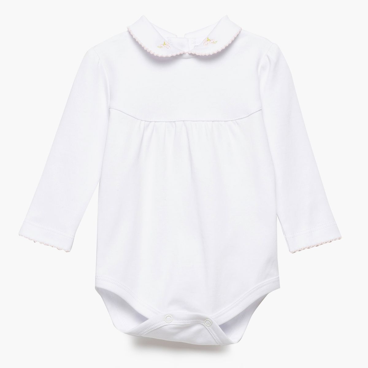 CONIGLIO - Body Con Cuello Algodón Pima Bebé Niña