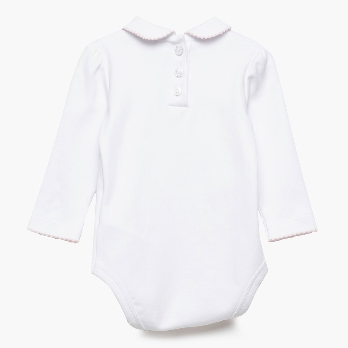 CONIGLIO - Body Con Cuello Algodón Pima Bebé Niña