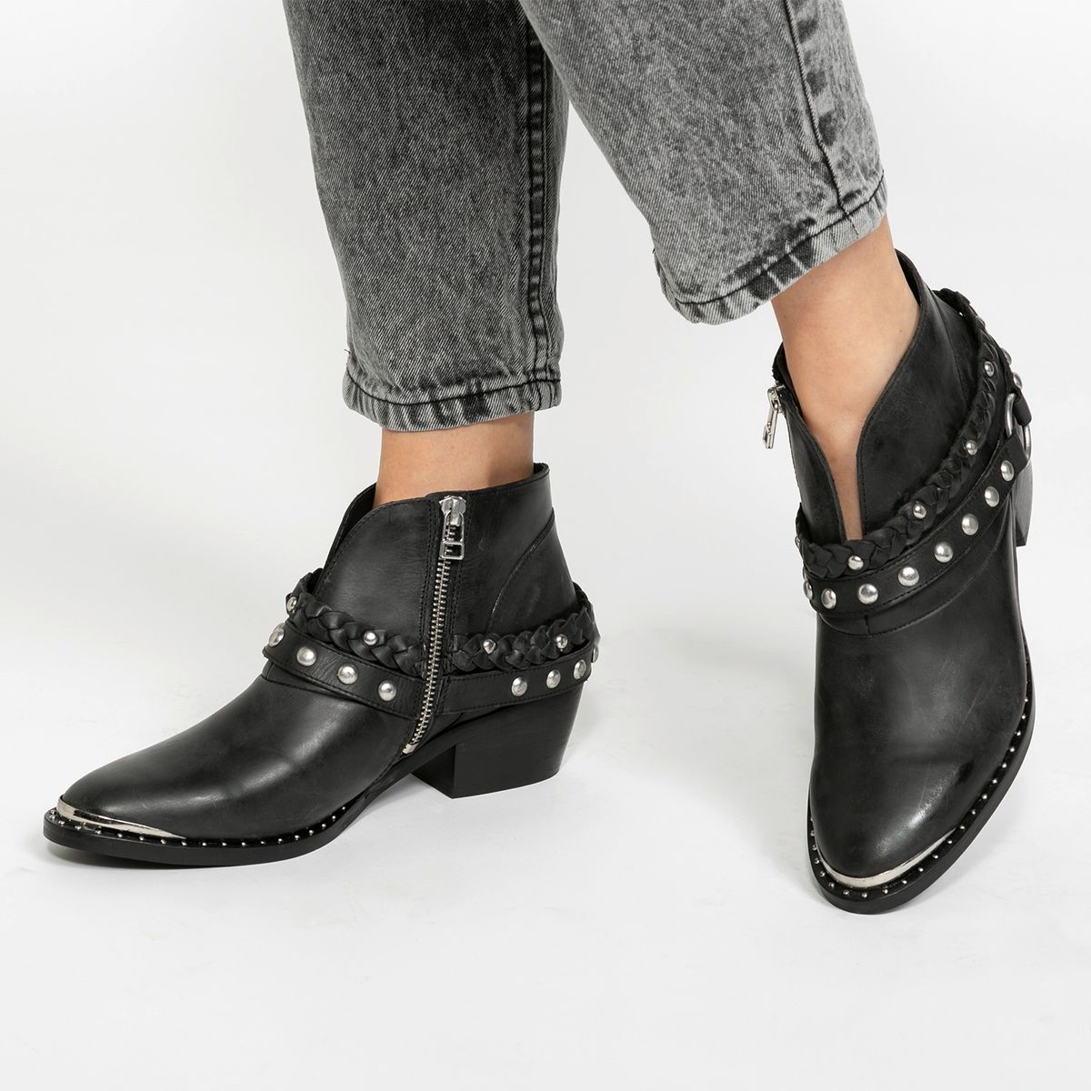 AMERICANINO - Botín Mujer Negro