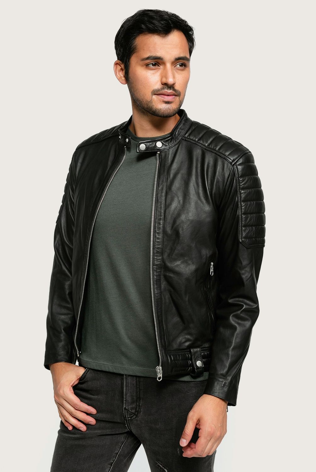 BASEMENT - Chaqueta Cuero