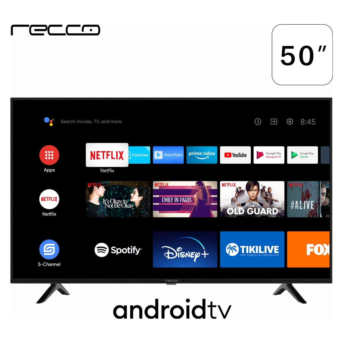 RECCO - LCD 50 PULG SMART RLED-L50D2000A