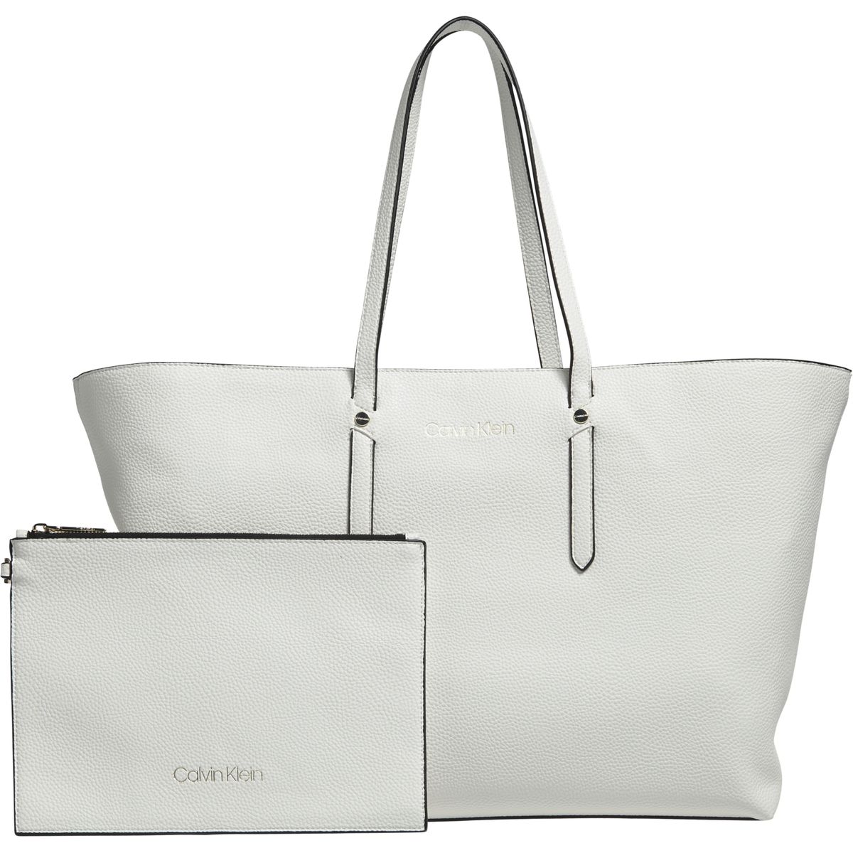 CALVIN KLEIN - Cartera Ck Shopper Blanca