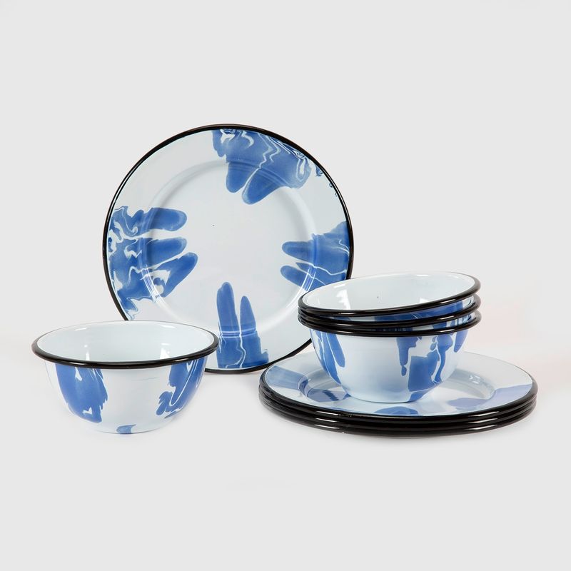 ROBERTA ALLEN - Set 8Pzs Enamel Brush Azul Roberta Allen