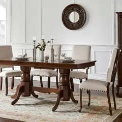 ROBERTA ALLEN - Mesa de Comedor Valerie 6 Puestos Expandible Madera