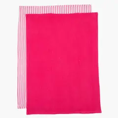 ROBERTA ALLEN - Set de 2 Paños de Cocina Kic Fucsia Algodón
