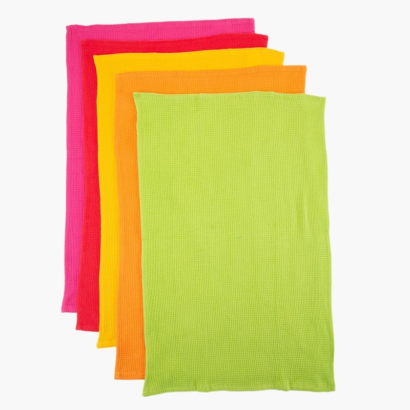 BENETTON - Set 5 Paños de Cocina Colores Arcoiris Benetton