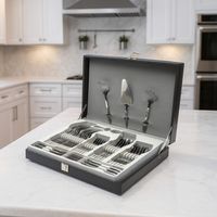 Maleta de Cuchillería Basic 45 Piezas Acero Inoxidable