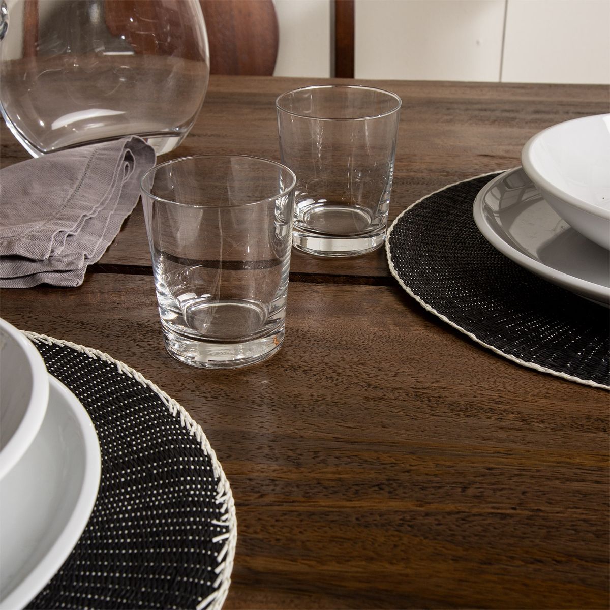 KROSNO - Vasos Cortos Set 6 Vidrio Cono 250ml Krosno