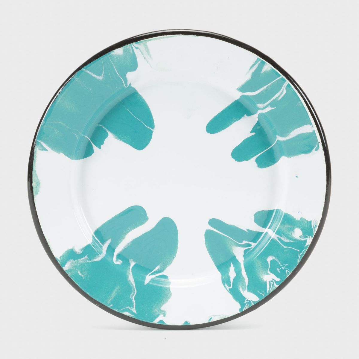 ROBERTA ALLEN - Plato Enlozado Roberta Allen Turquesa 20 Cm