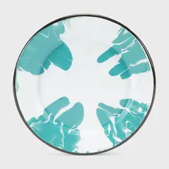 ROBERTA ALLEN - Plato Enlozado Turquesa 20 cm